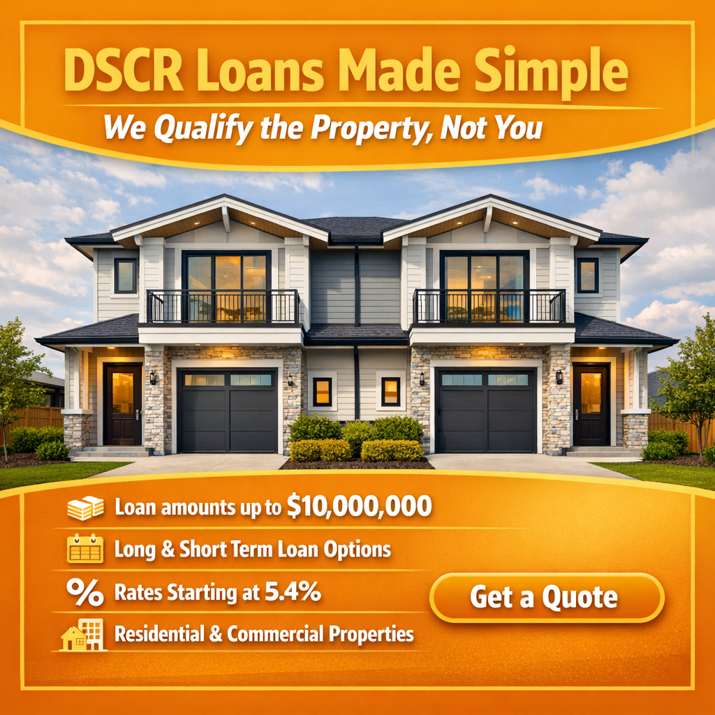 Own It Group Facebook ad: DSCR Loans For Real Estate Investors