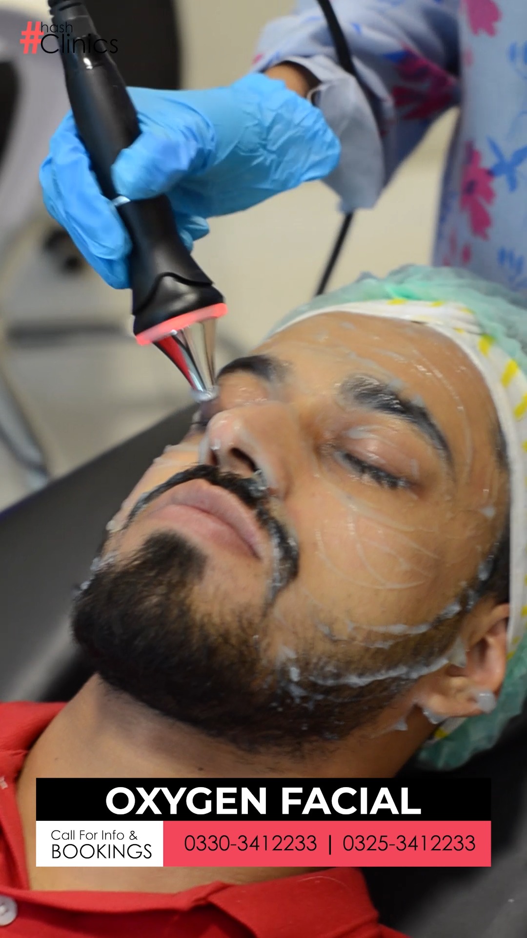 Hash Clinics Facebook ad: Collagen Facial: The Secret to Younger Looking Skin