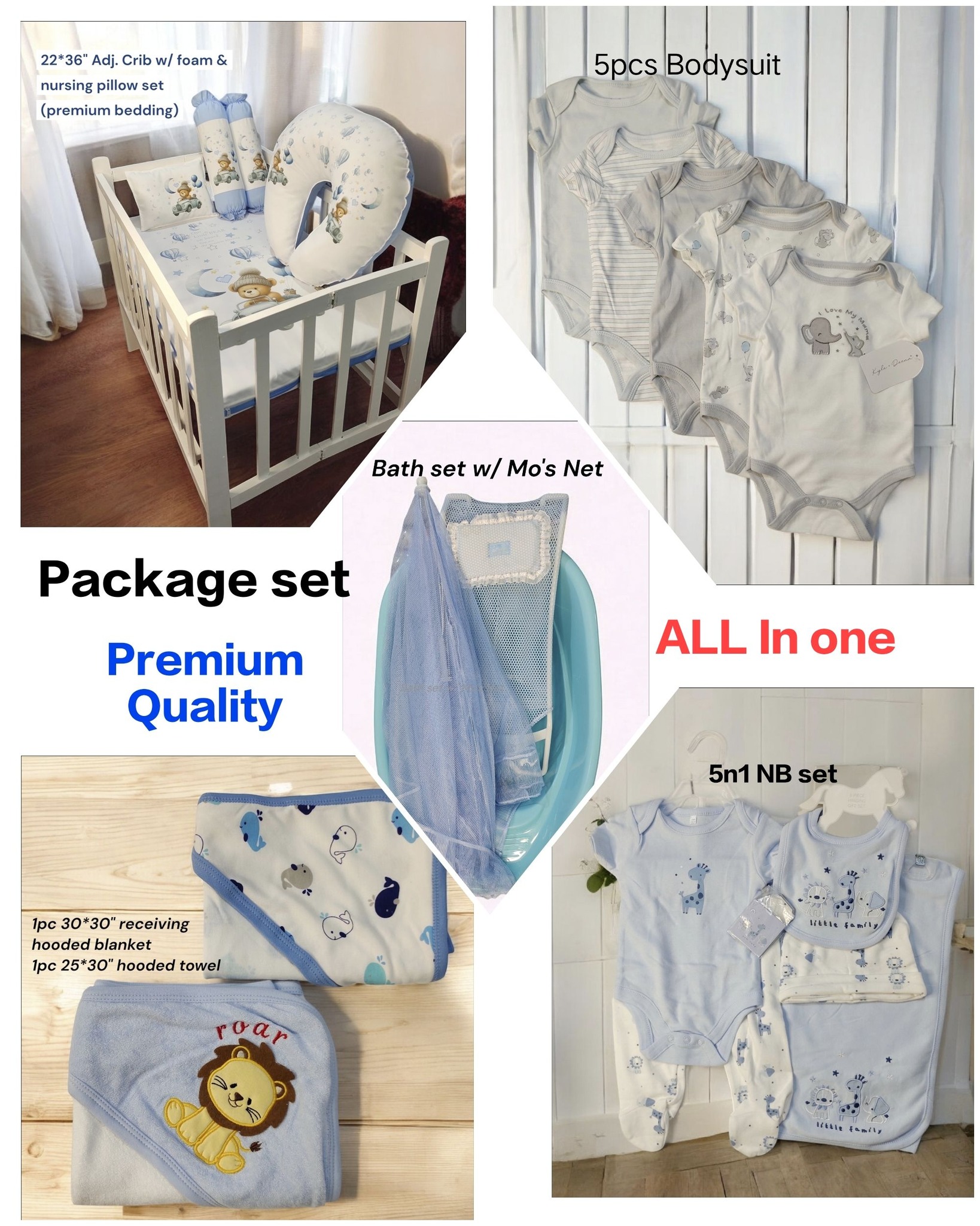 AD'shoppee Facebook ad: ALL-IN-ONE BABY PACKAGE SET Affordable • Premium Quality…