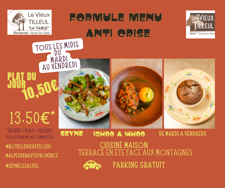 Hôtel Le Vieux Tilleul Facebook ad from Apr 8, 2026