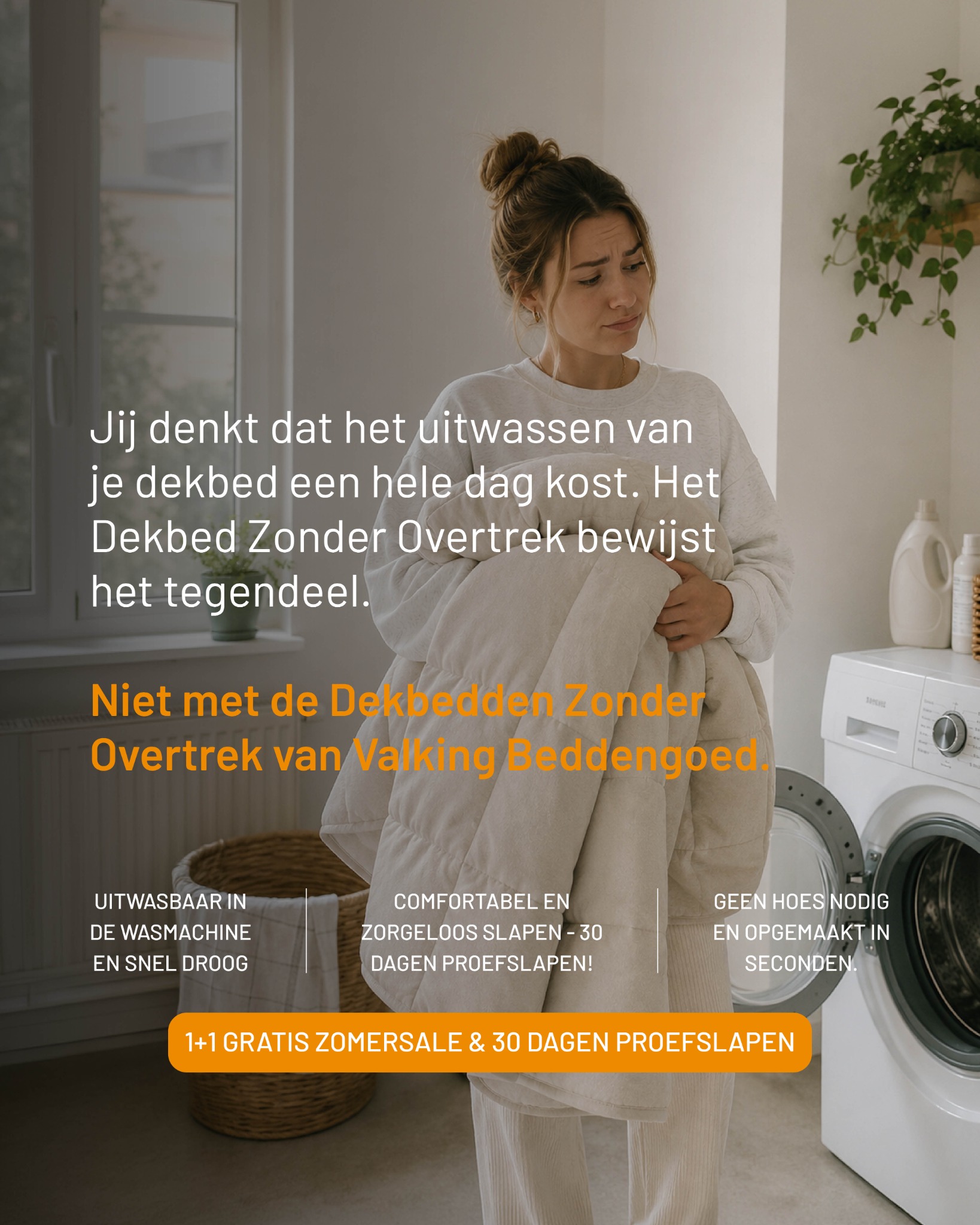Valking Beddengoed Facebook ad: Bestel er één, krijg er één gratis!