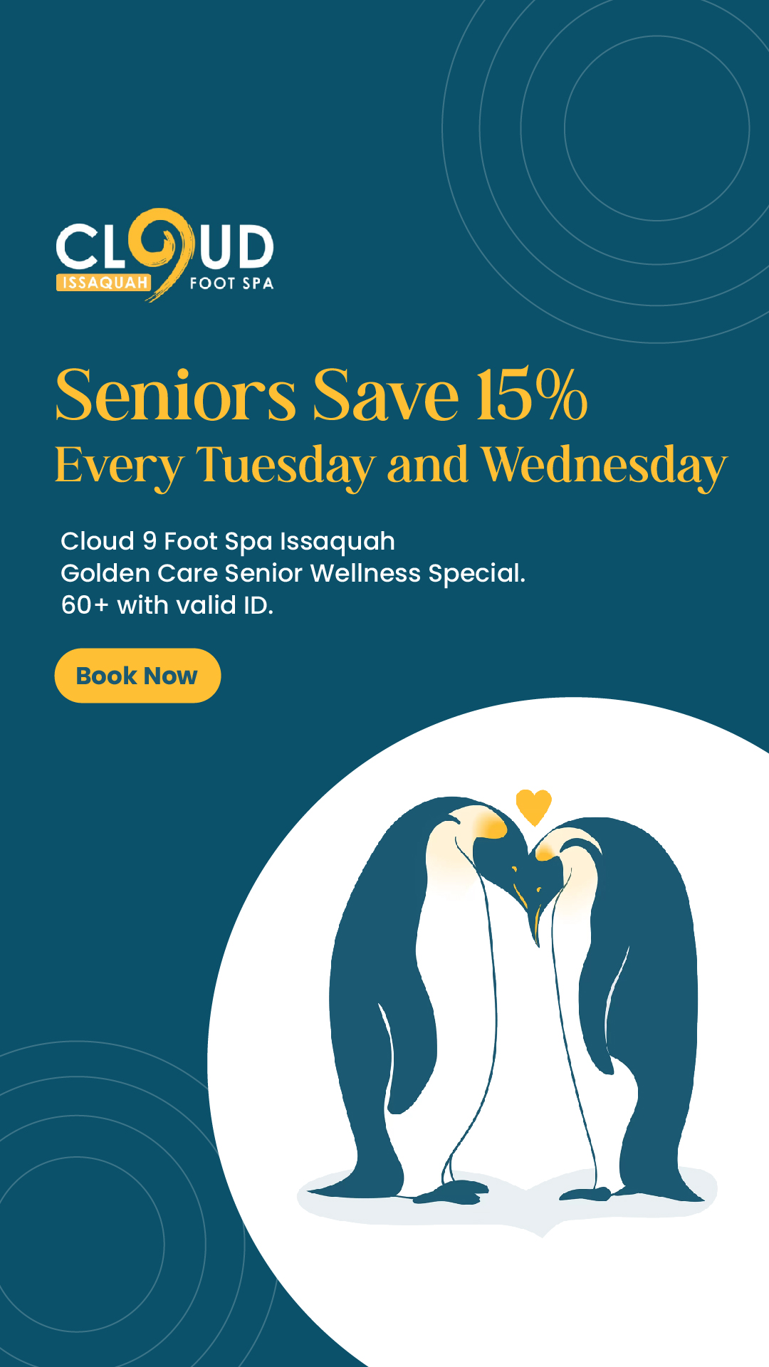Cloud 9 Foot Spa Issaquah Facebook ad from Aug 3, 2026