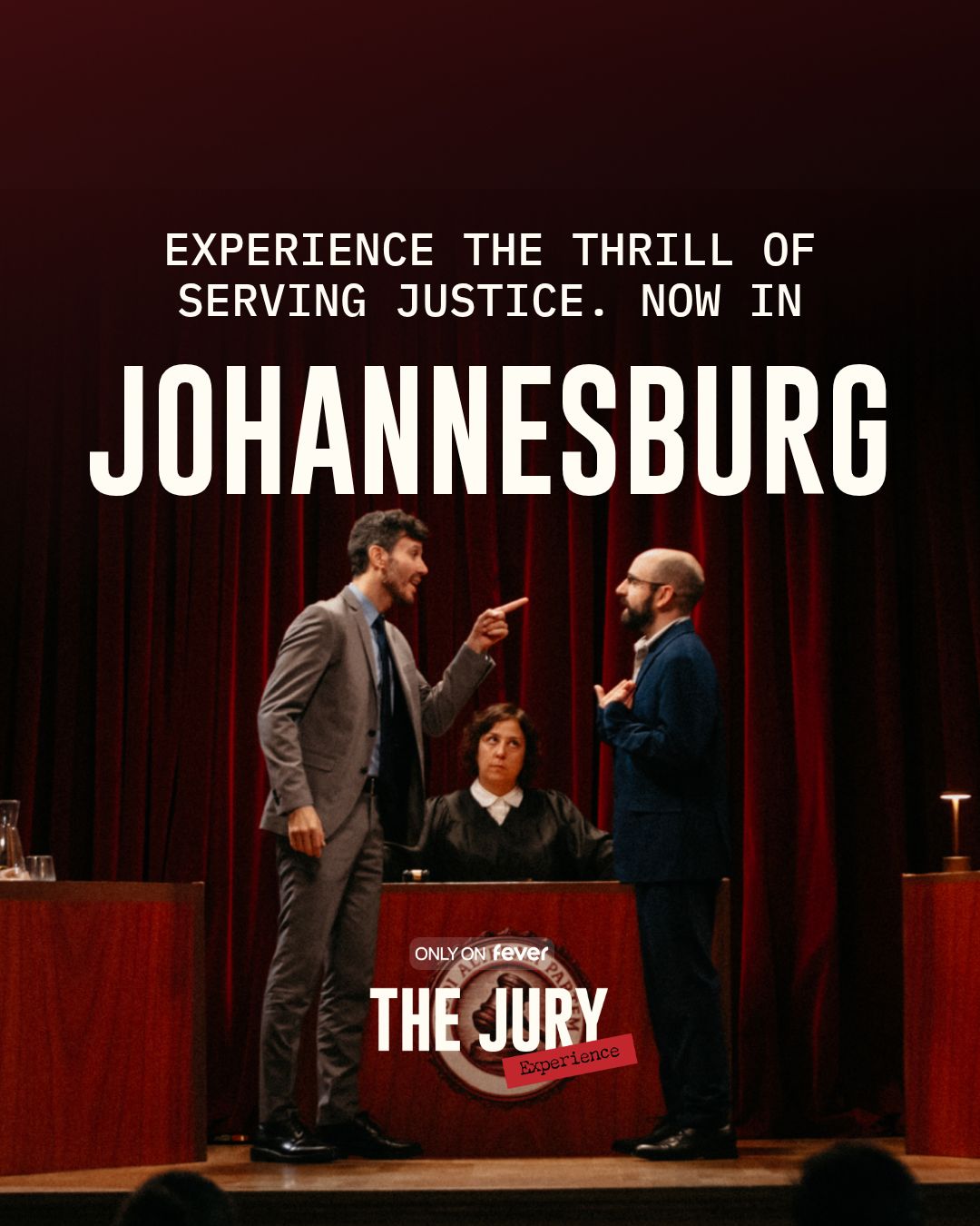 The Jury Experience Facebook ad