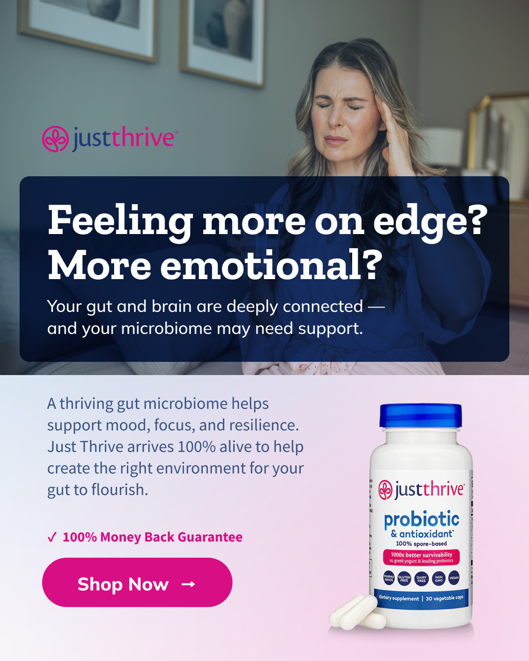 Just Thrive Facebook ad