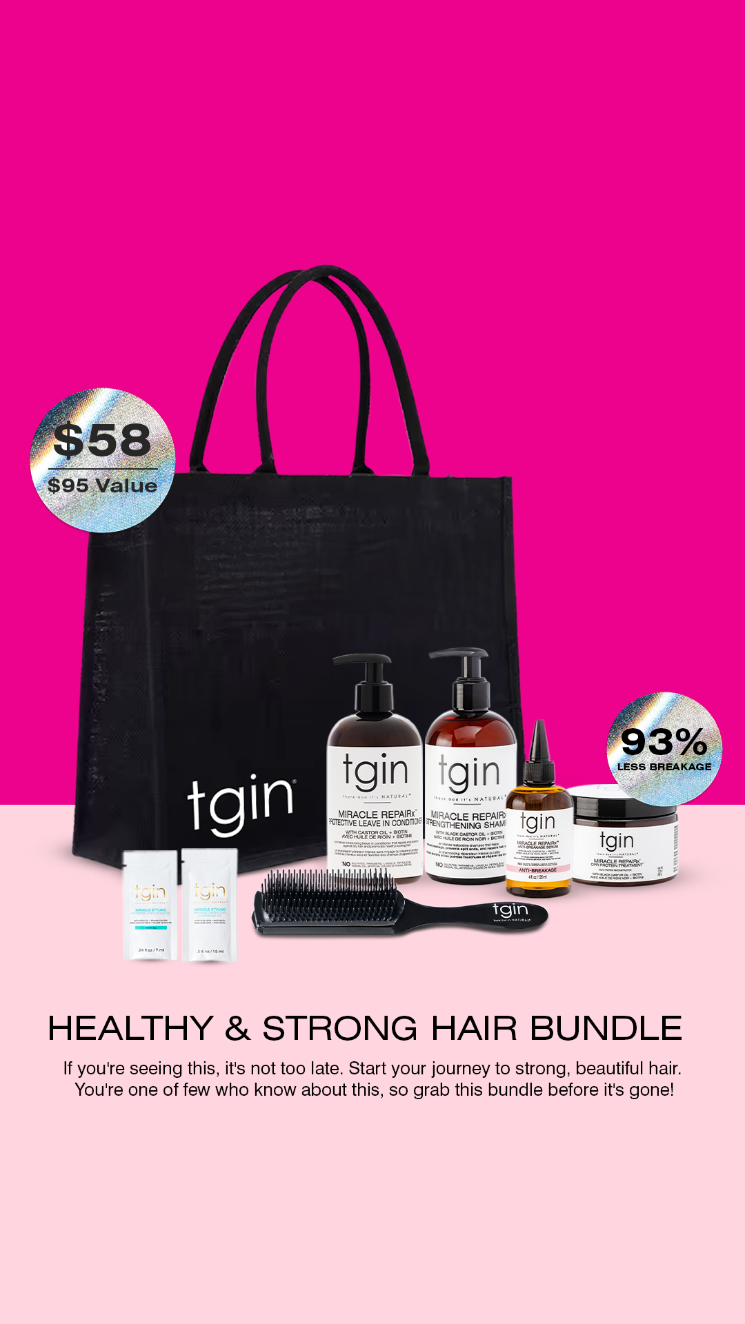 Thank God It's Natural Facebook ad