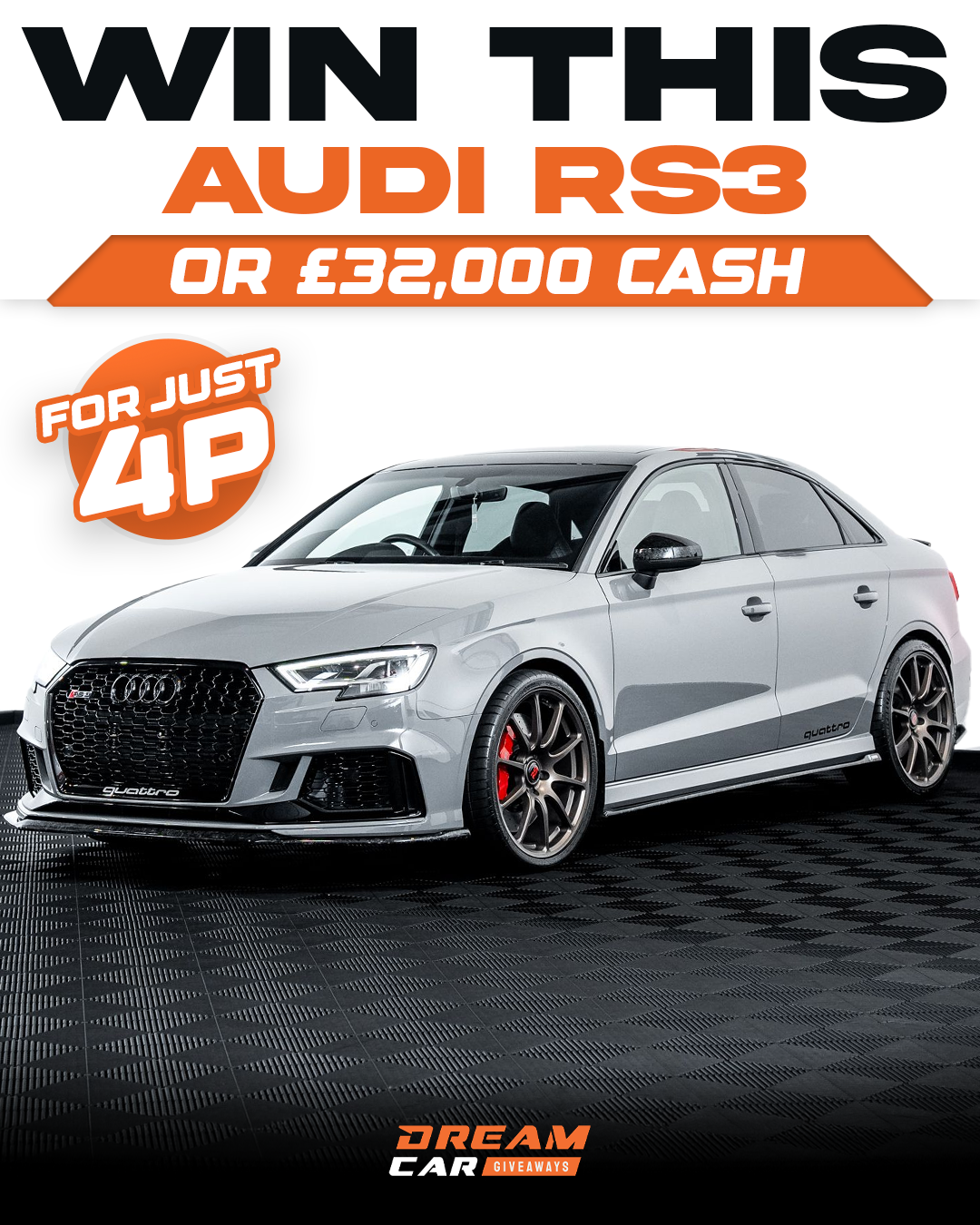 Dream Car Giveaways Facebook ad