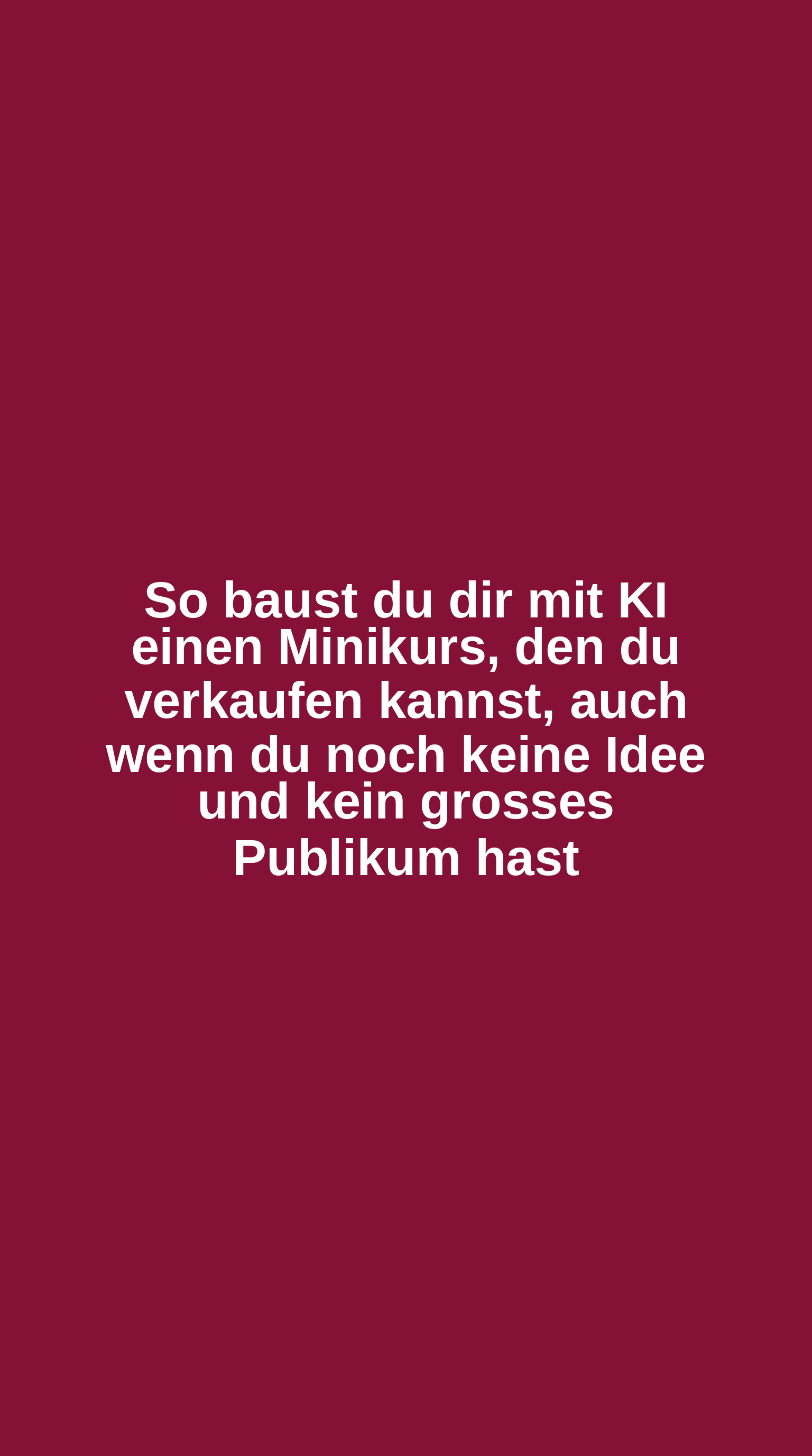 Olga Weber - SMB Facebook ad