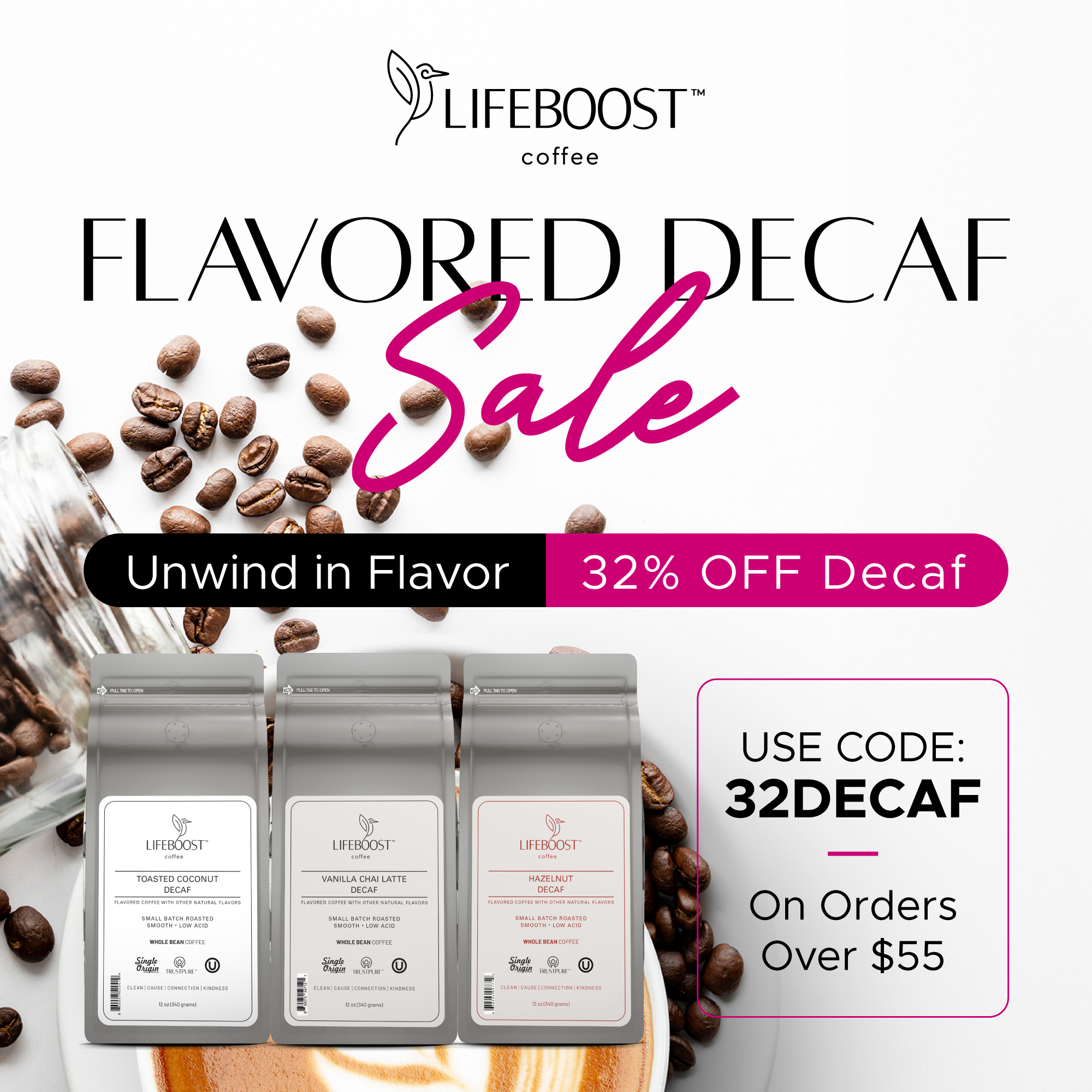Lifeboost Coffee Facebook ad