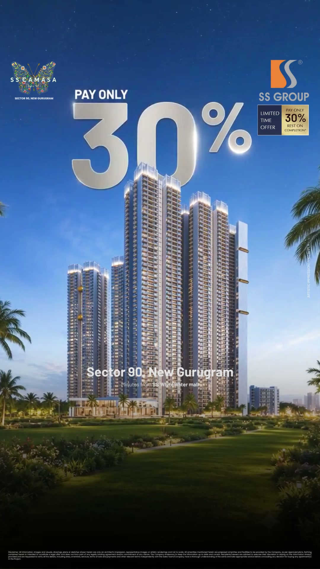 SS Group Facebook ad: SS Camasa | Reserve with Just 30% Now