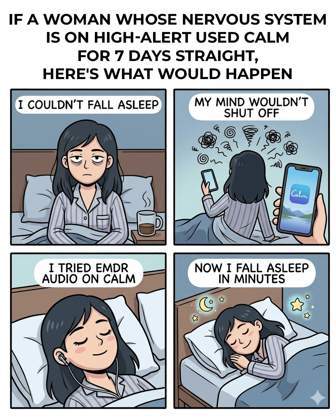 Calm Facebook ad