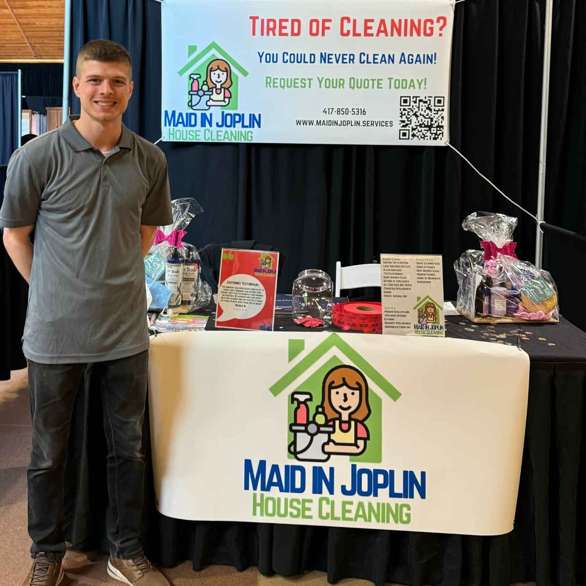 Maid in Joplin Facebook ad