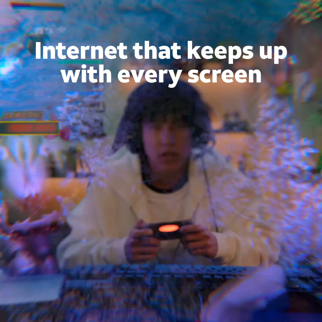 AT&T Facebook ad: Every screen gets a seat