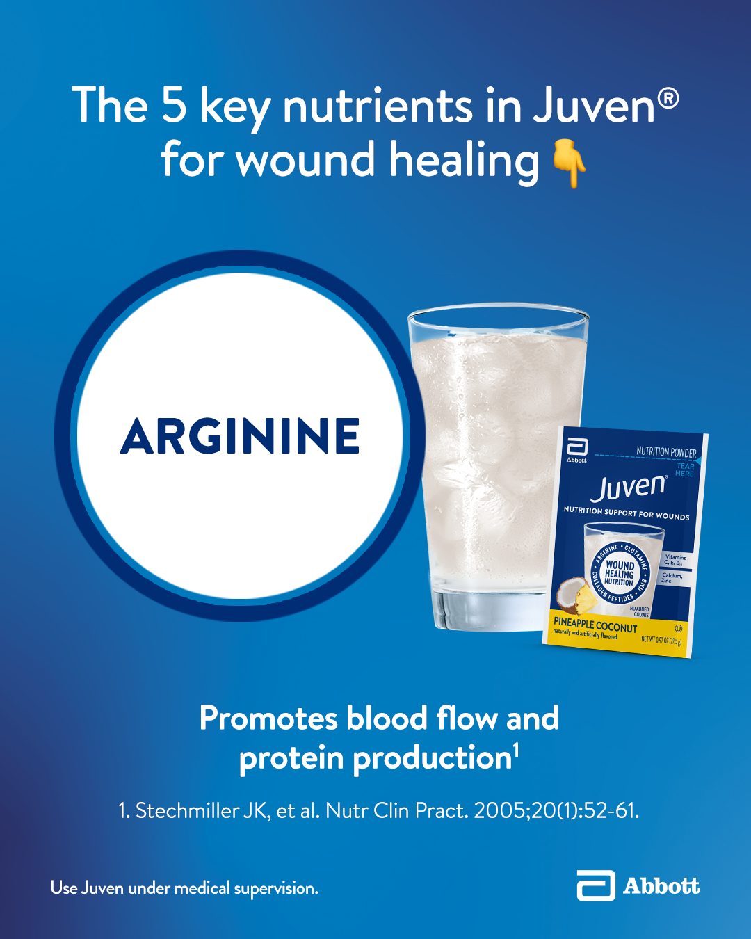 Juven Wound Nutrition Facebook ad: Healing from a wound?