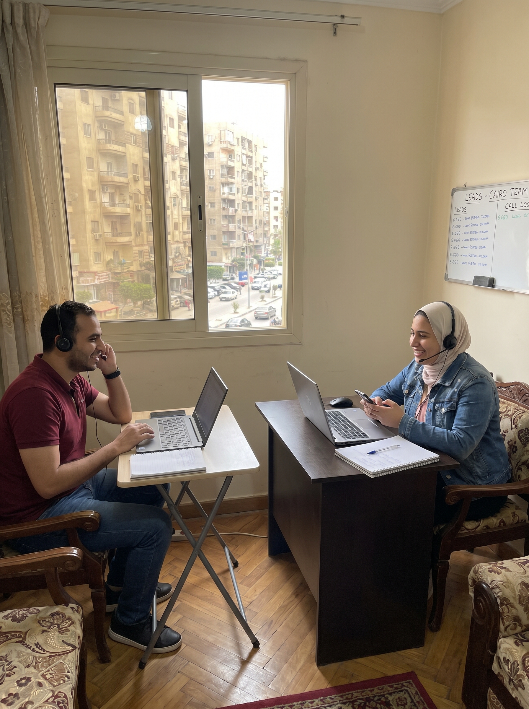 Patagon Group Facebook ad: Work From Home in Egypt
