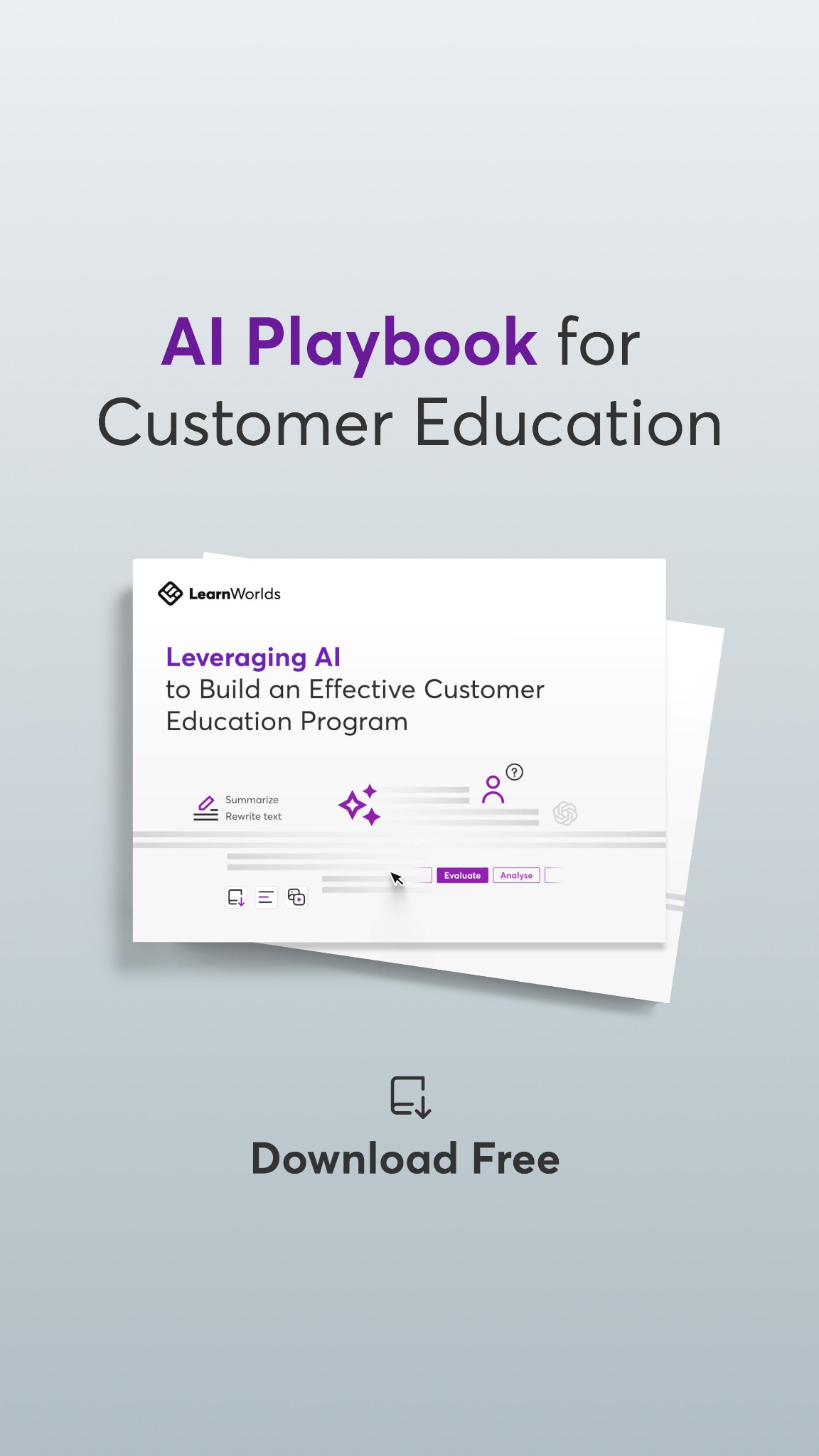 LearnWorlds Facebook ad
