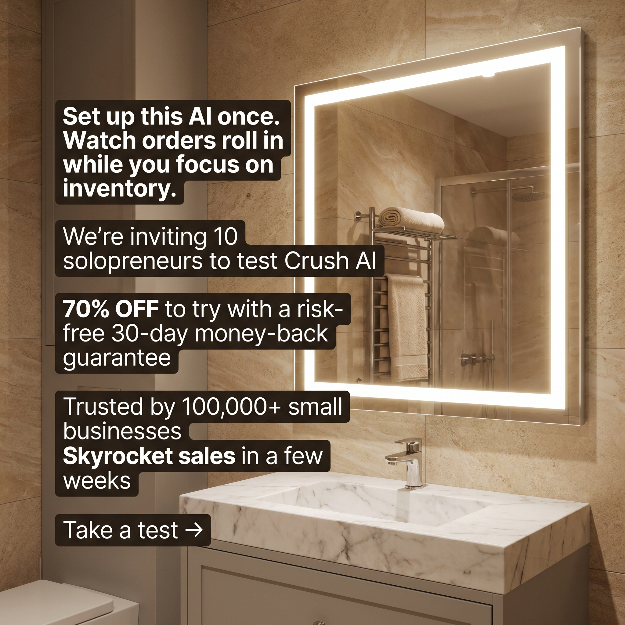trycrush.ai Facebook ad