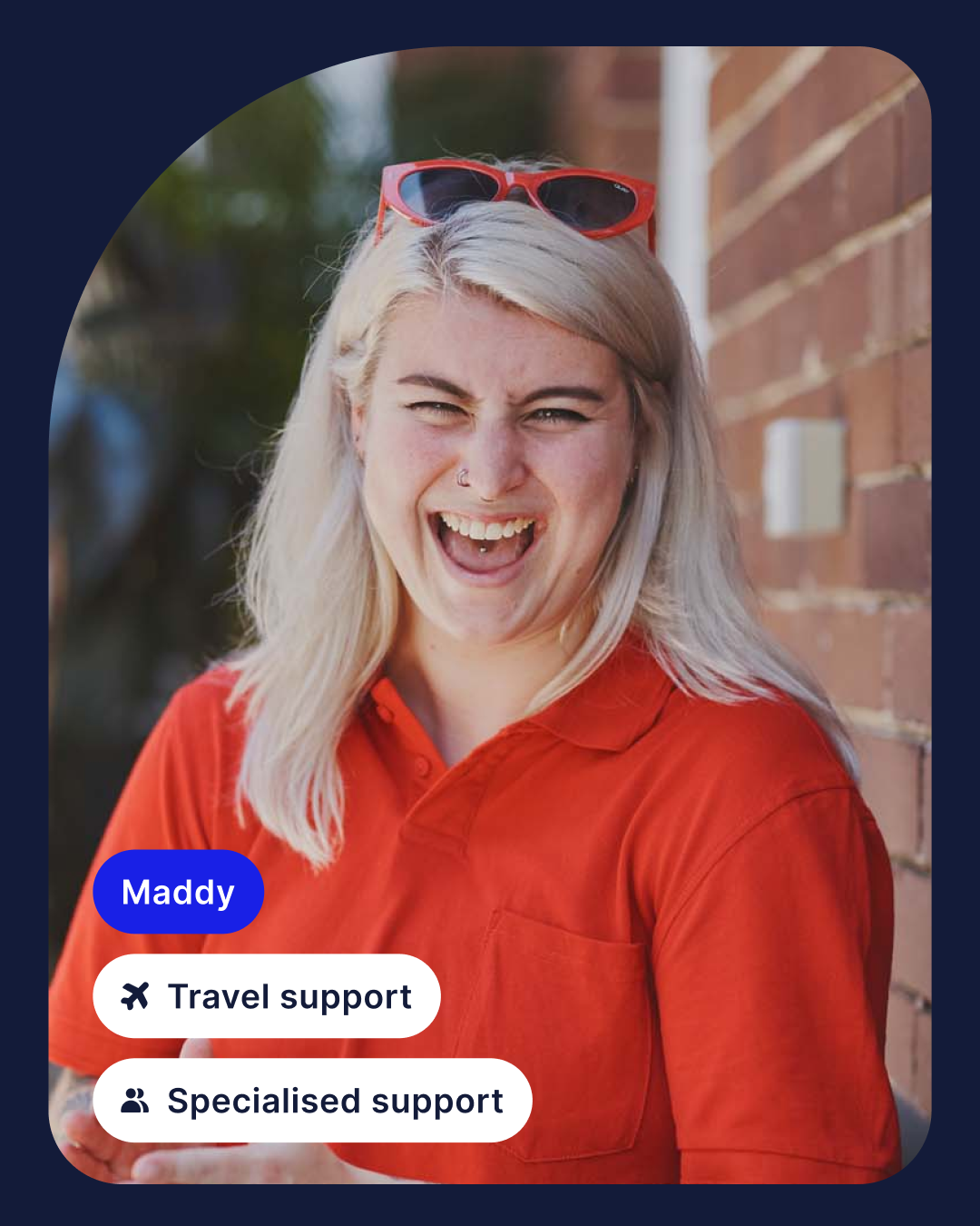 Hireup Facebook ad