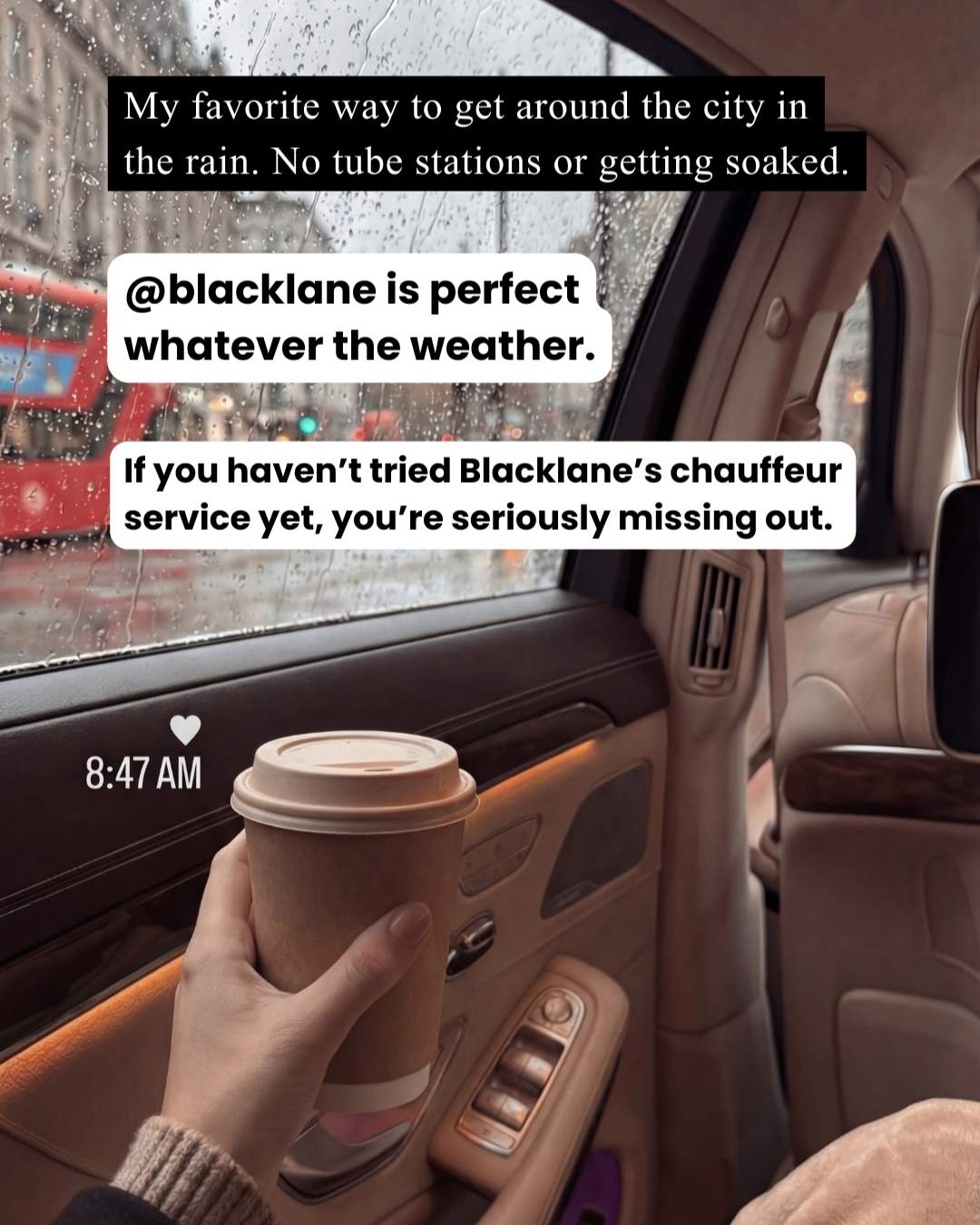 Blacklane Facebook ad
