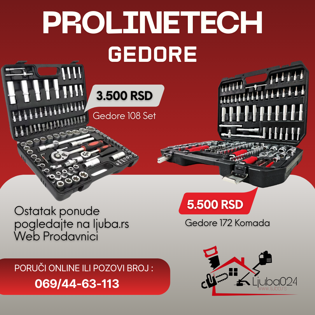 Ljuba024 Prodaja i servis Facebook ad: Ponuda ProlineTech Gedora