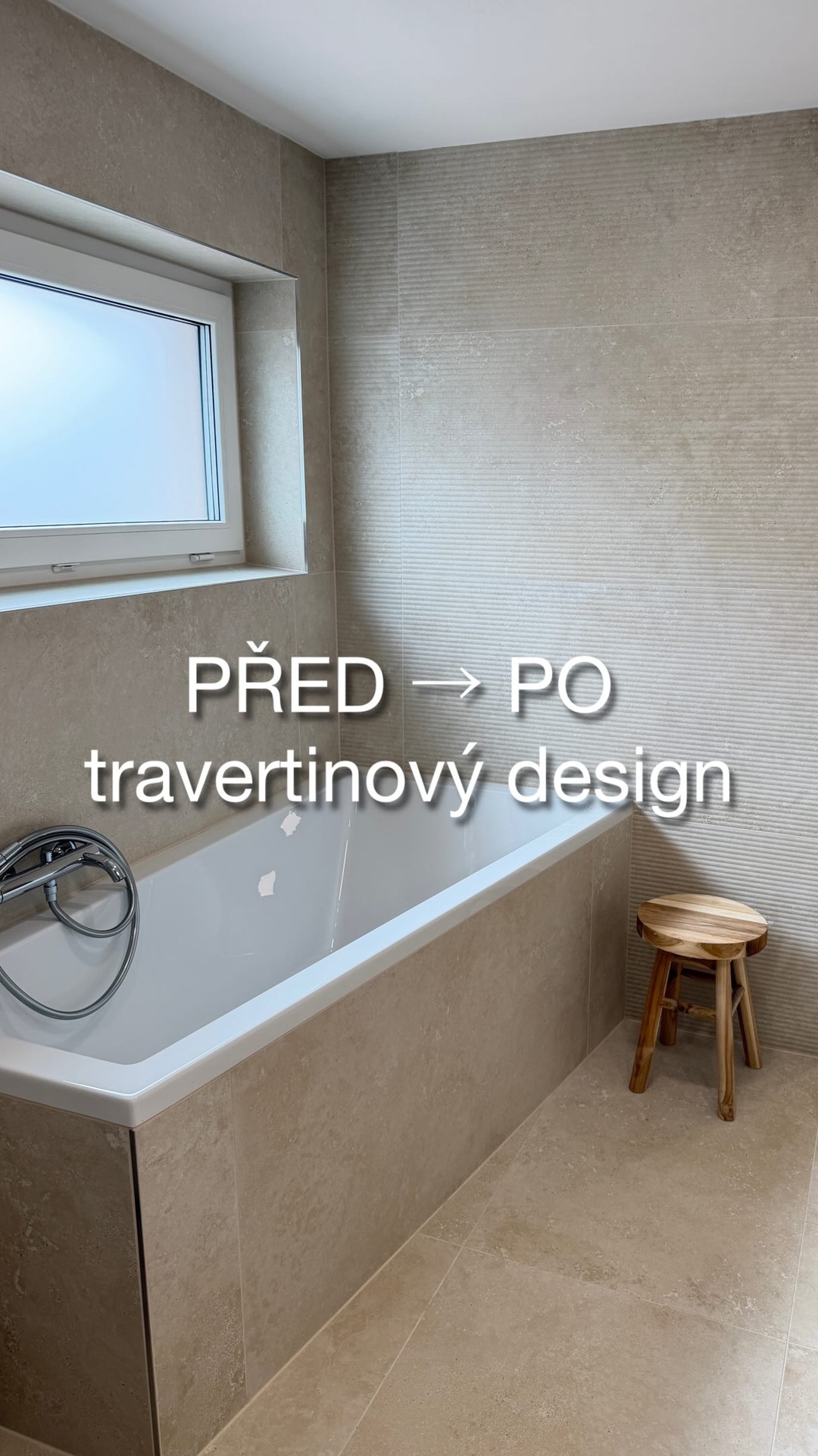 Tilendo.cz Facebook ad: Proměna z hrubé stavby na malé domácí wellness.