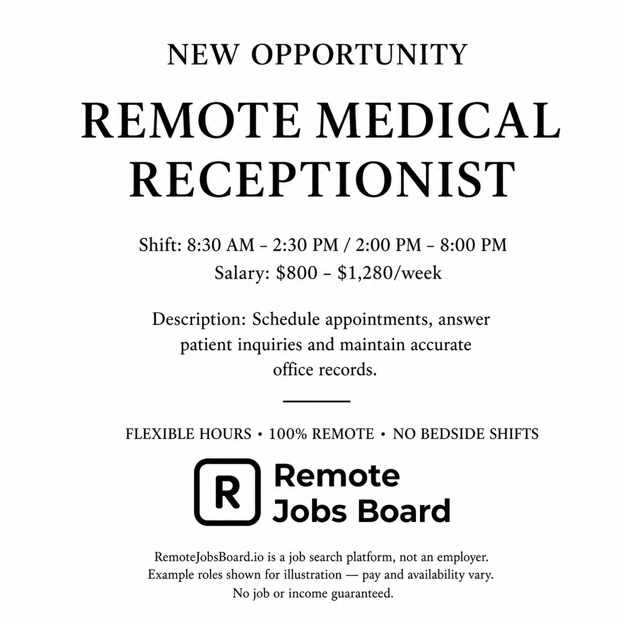 Remote Jobs Board - Work From Anywhere Facebook ad