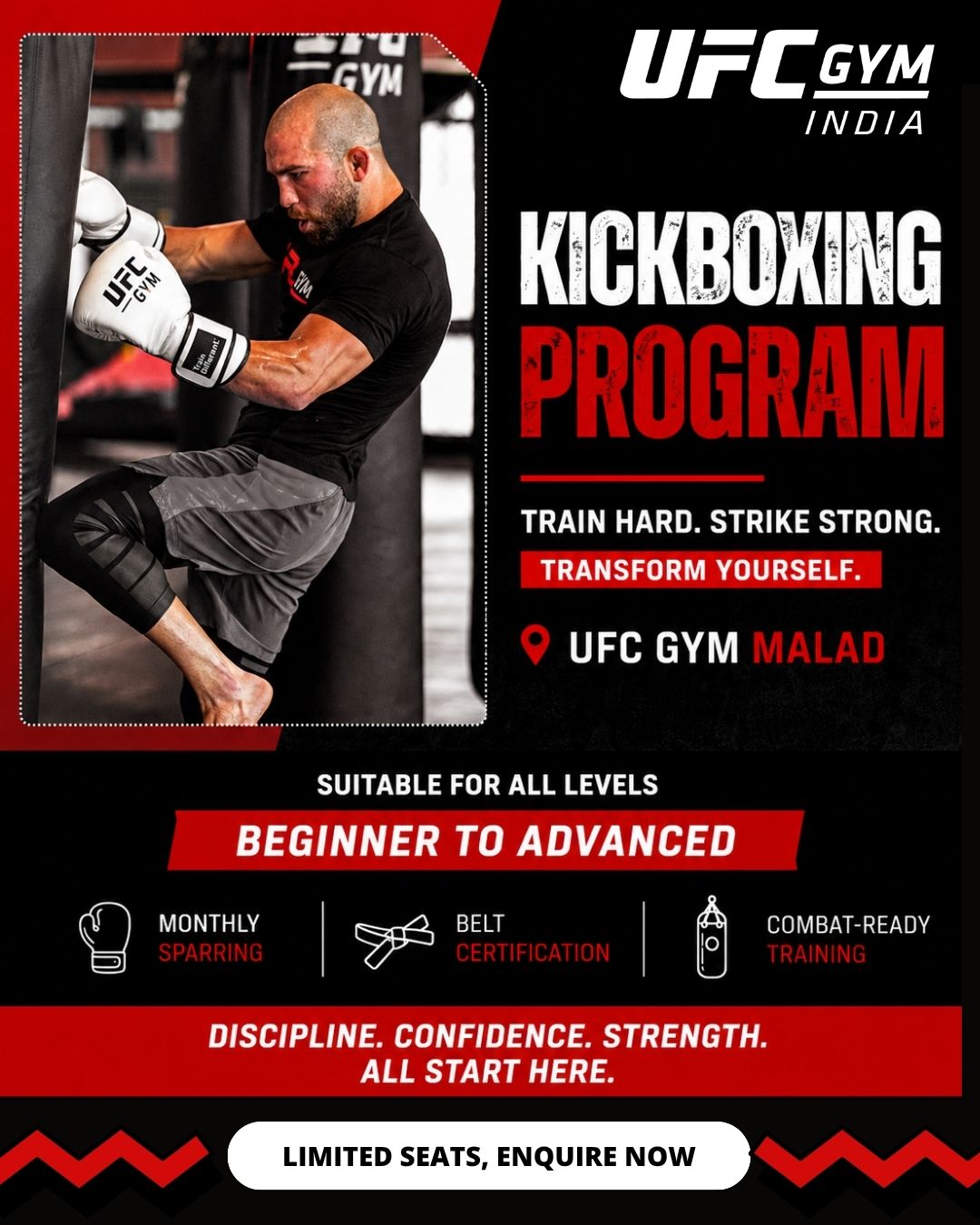 UFC GYM Malad Facebook ad: Looking for Kickboxing Classes in Malad?