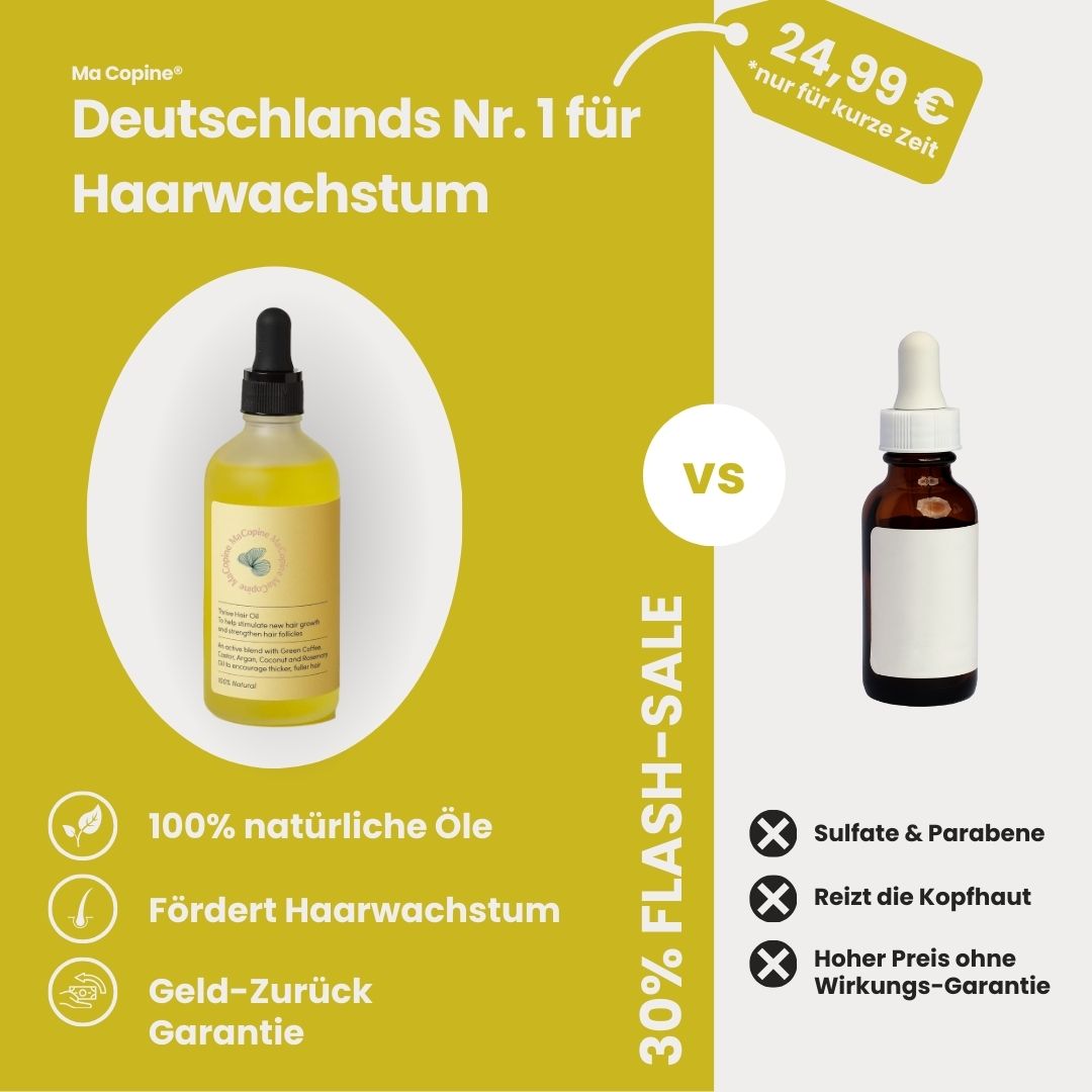 macopine.de Facebook ad: Andere reden, wir liefern Ergebnisse.