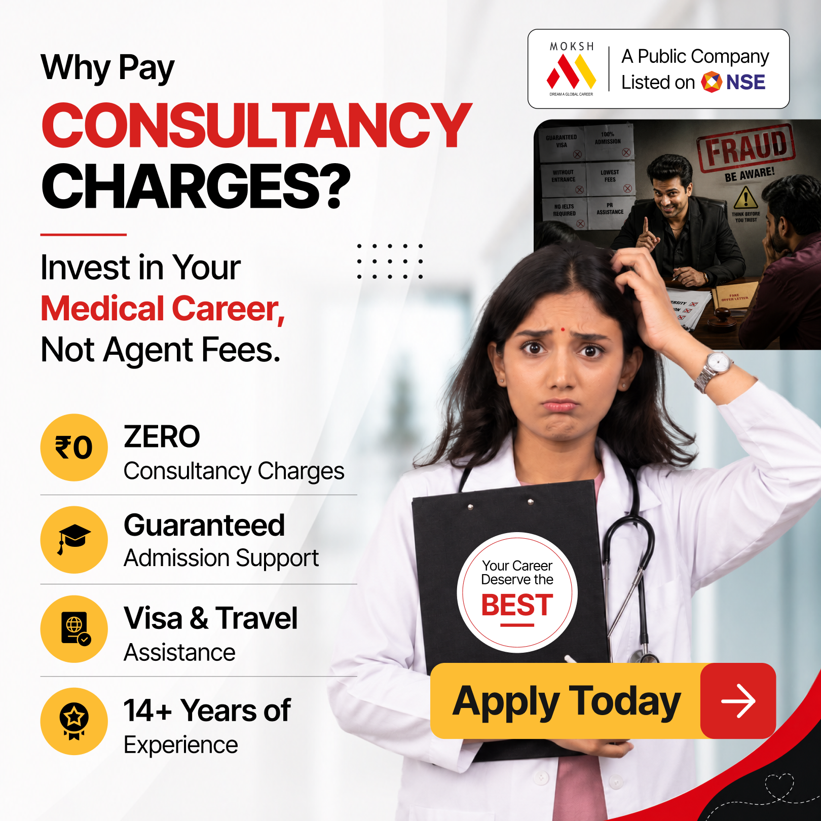 MOKSH Career Planner Facebook ad from Jul 18, 2026