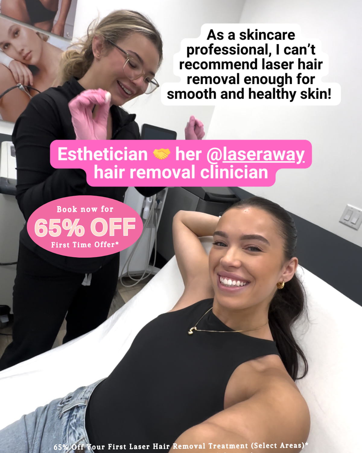 LaserAway Facebook ad