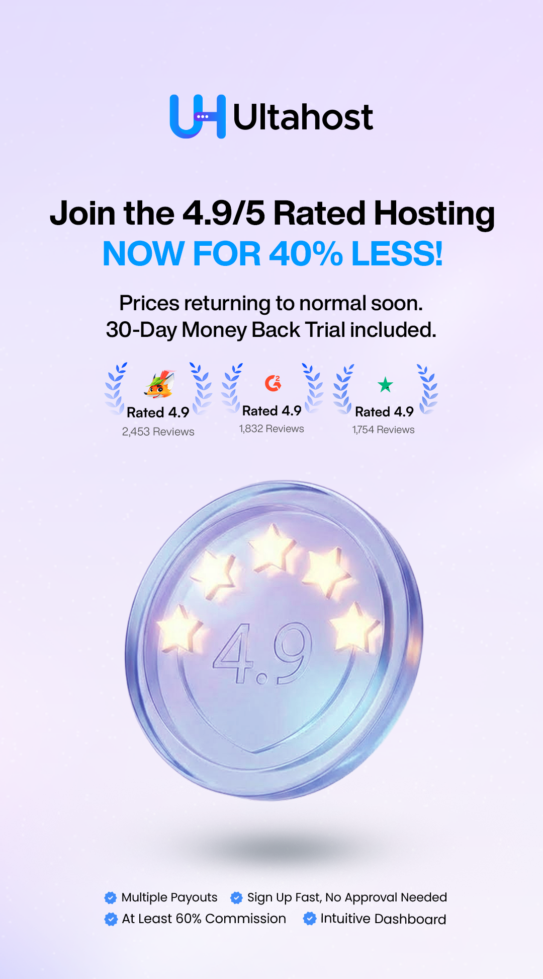 UltaHost Facebook ad