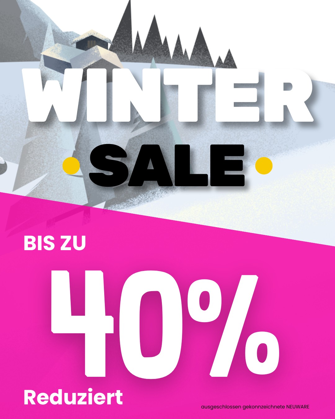 Sport Schäftlmaier Facebook ad: Unser WINTER SALE startet JETZT