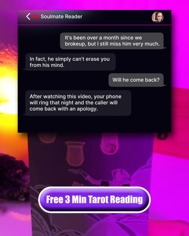 Psychelink Facebook ad: First reading for FREE