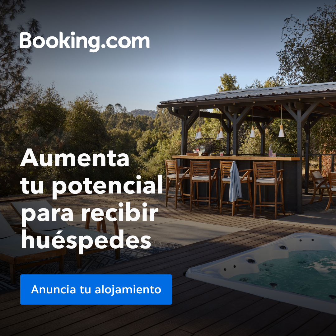 Booking.com Facebook ad: Haz crecer tu negocio