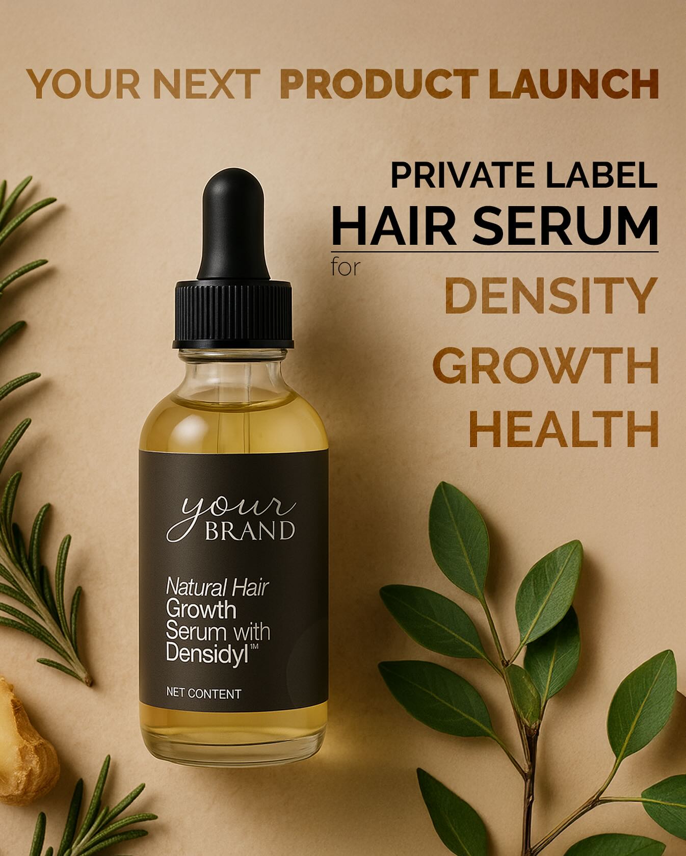 FormuNova Facebook ad: Private Label Hair Growth Serum with Densidyl | FormuNova
