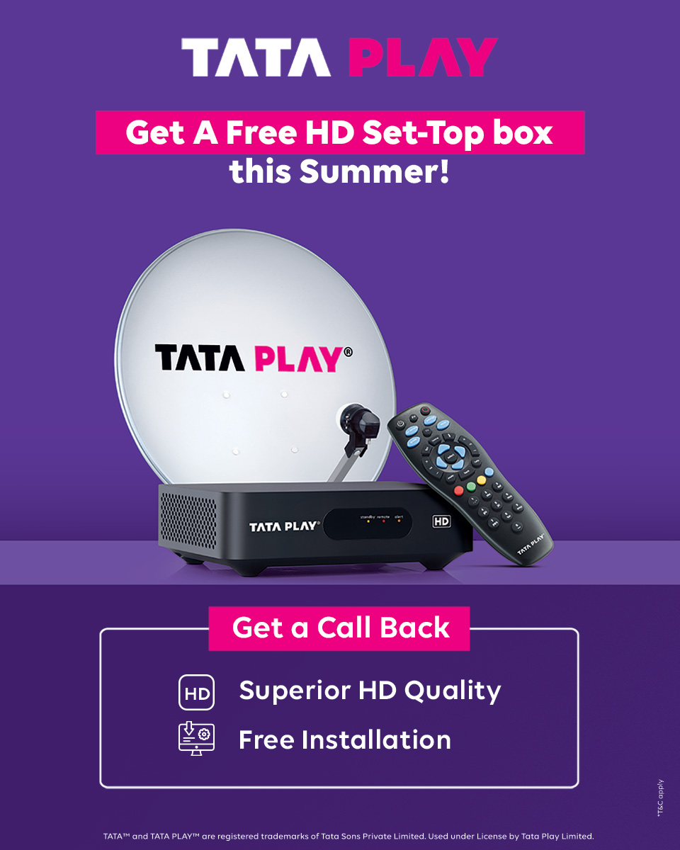 Tata Play Facebook ad from May 11, 2026