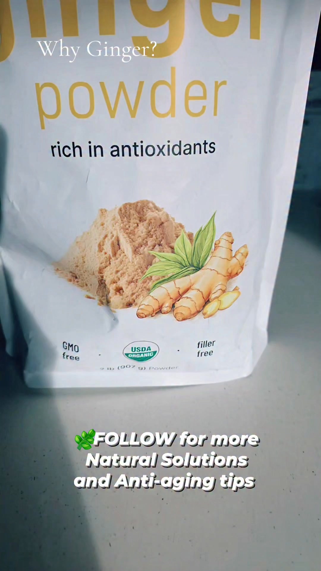 Holistic Glow Facebook ad: Ginger is one of my favorite everyday wellness…