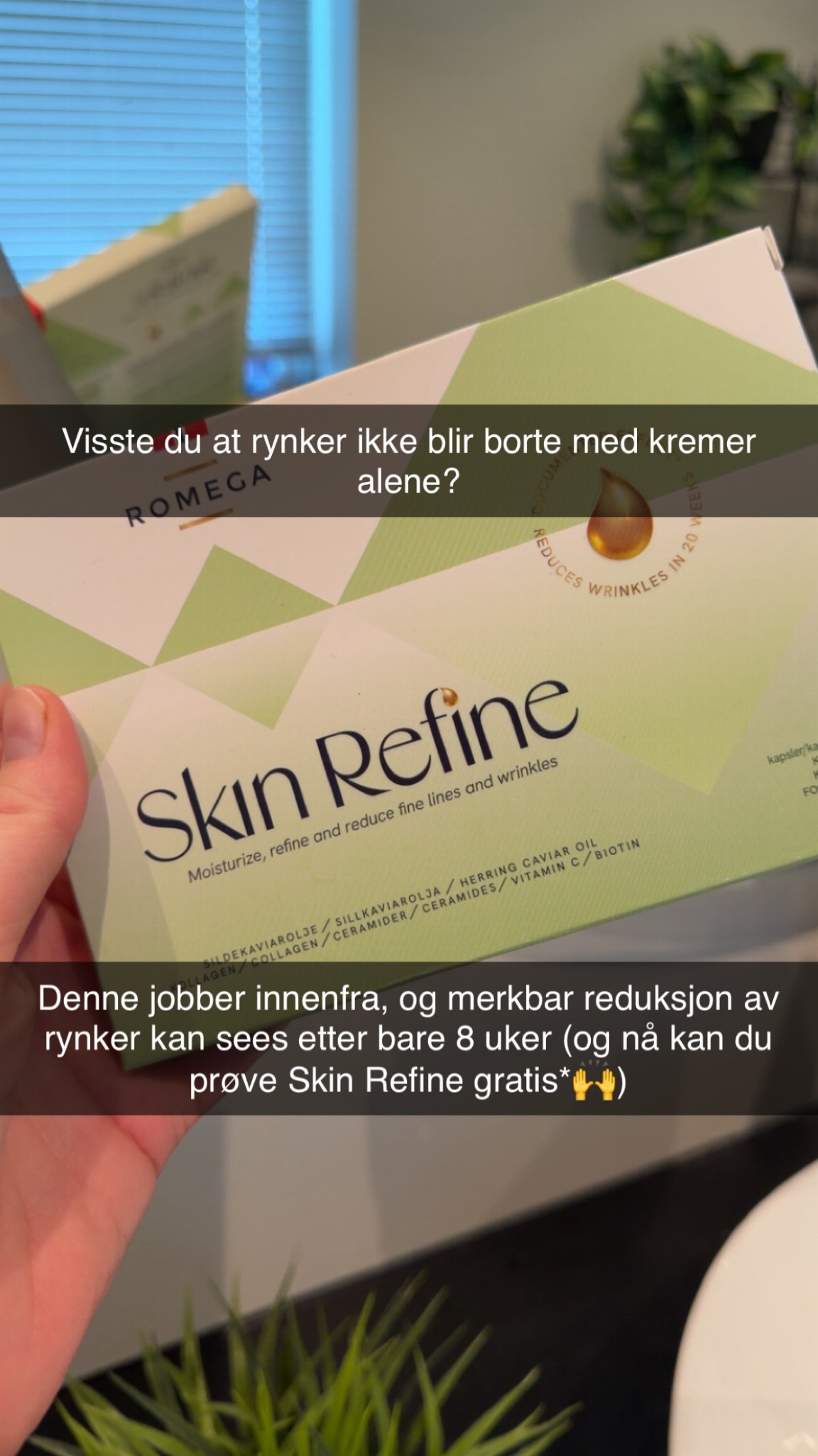 Skin Refine Facebook ad from Mar 28, 2026