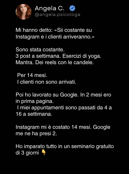 Emiliano Politano Facebook ad: 3 Giorni di coaching in diretta (Gratuito)