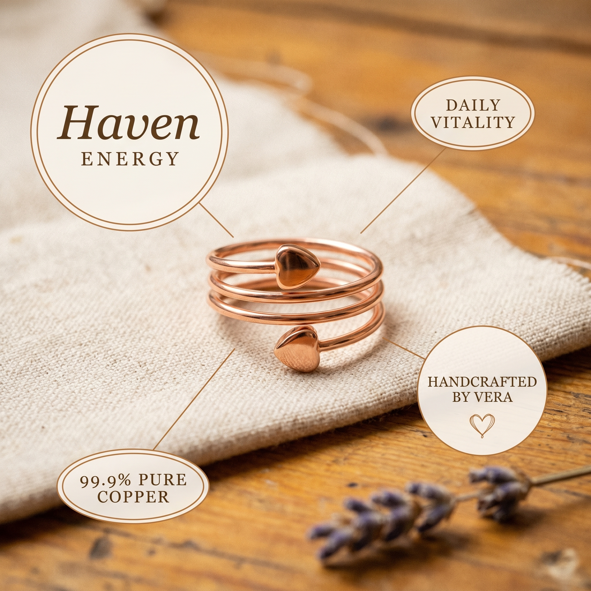 Vera’s Copper Jewelry Facebook ad