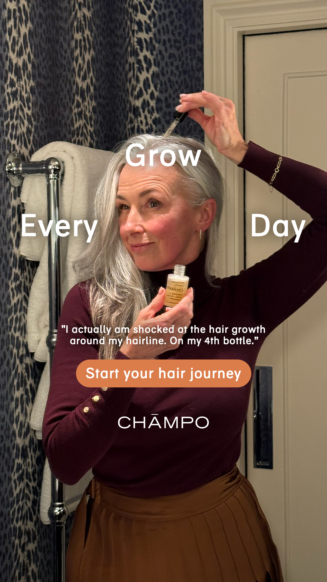 Chāmpo Haircare Facebook ad