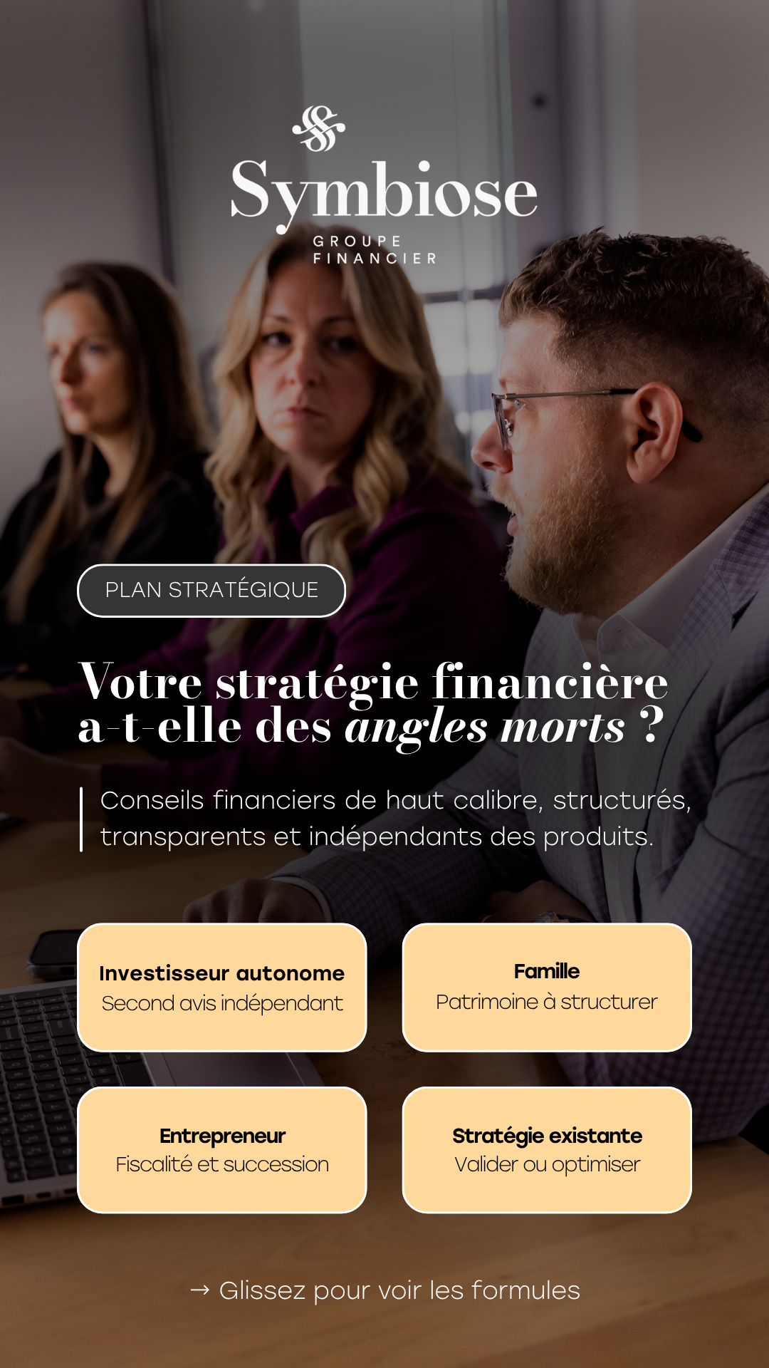 Symbiose - Groupe financier Facebook ad from Jun 16, 2026