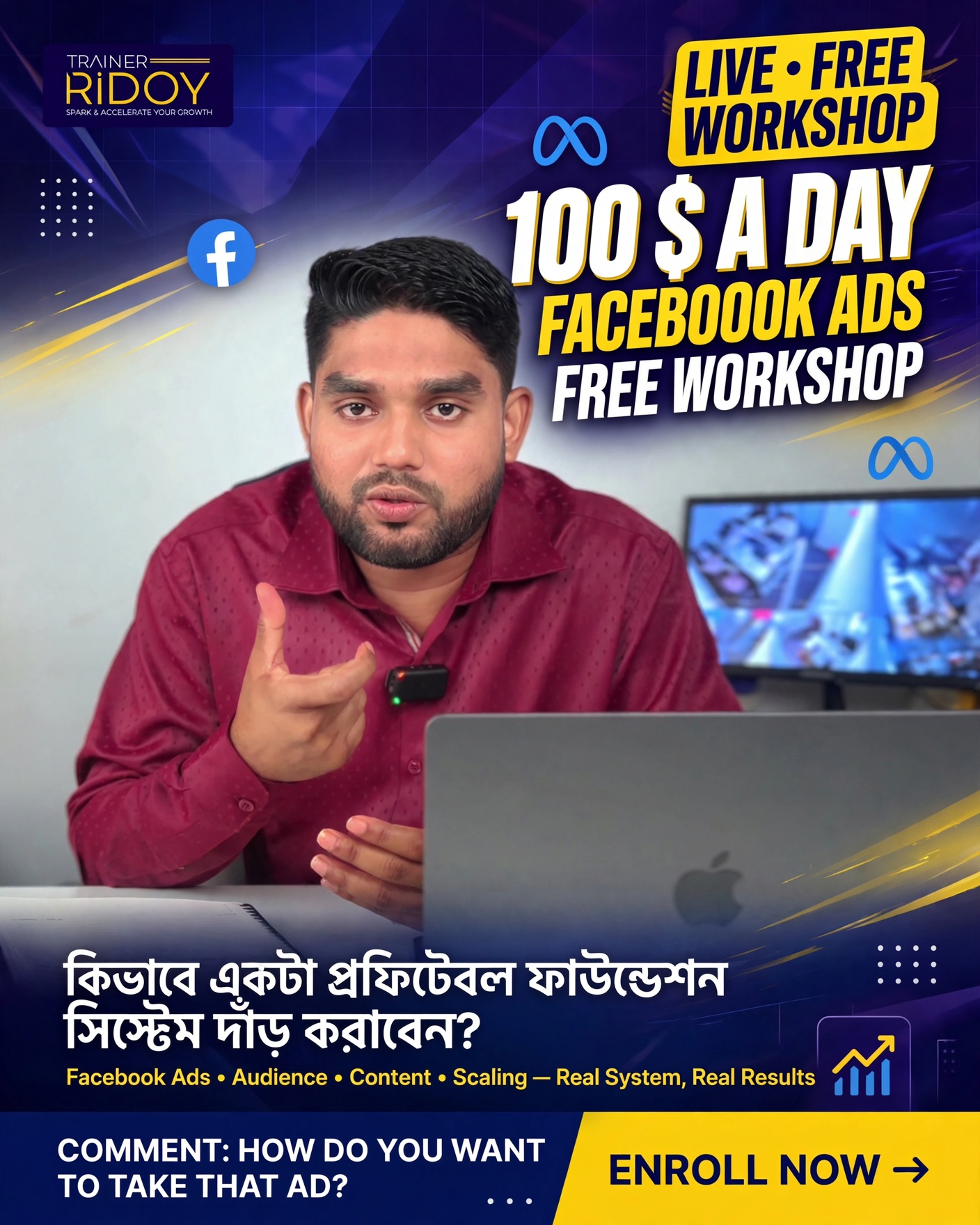 Md Ridoy Hasan Facebook ad: Meta Ads Scaling Secrets, একদম ফ্রি শিখুন!