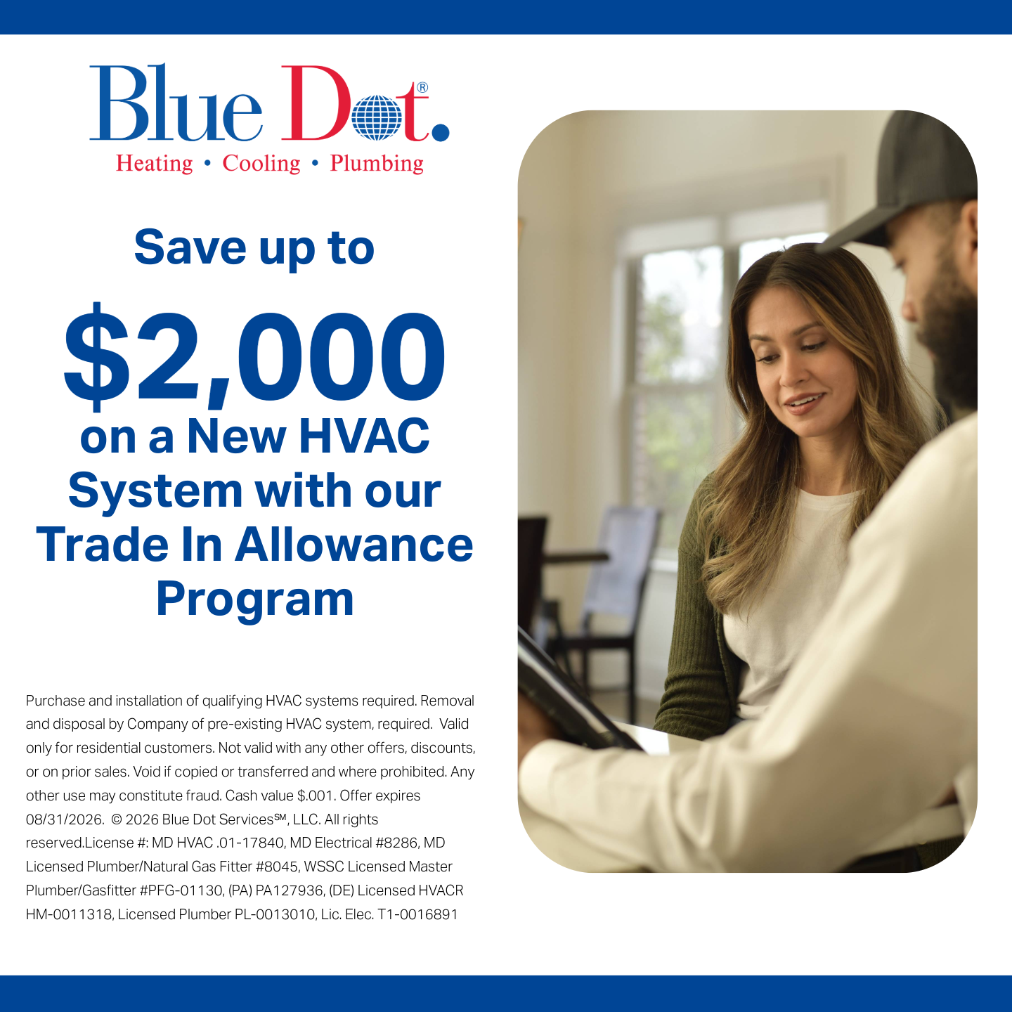 Blue Dot Facebook ad: Trade In Before Summer Peaks
