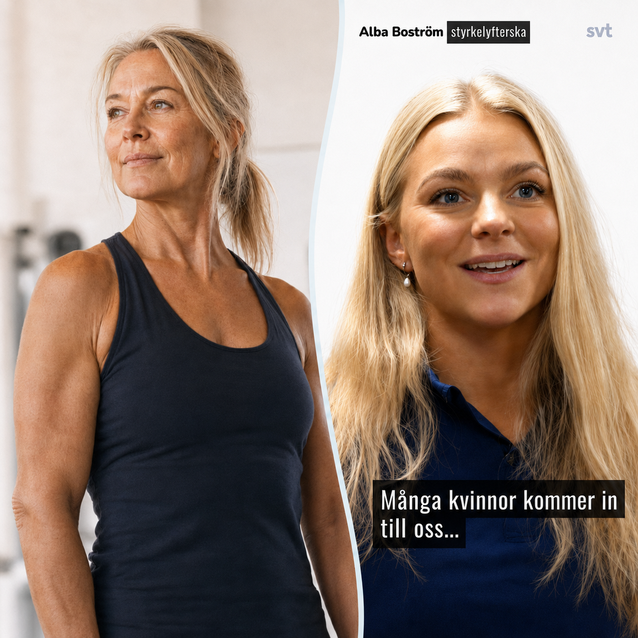 Alba Boström Facebook ad: Hellre äldst på gymmet än yngst på ålderdomshemmet.