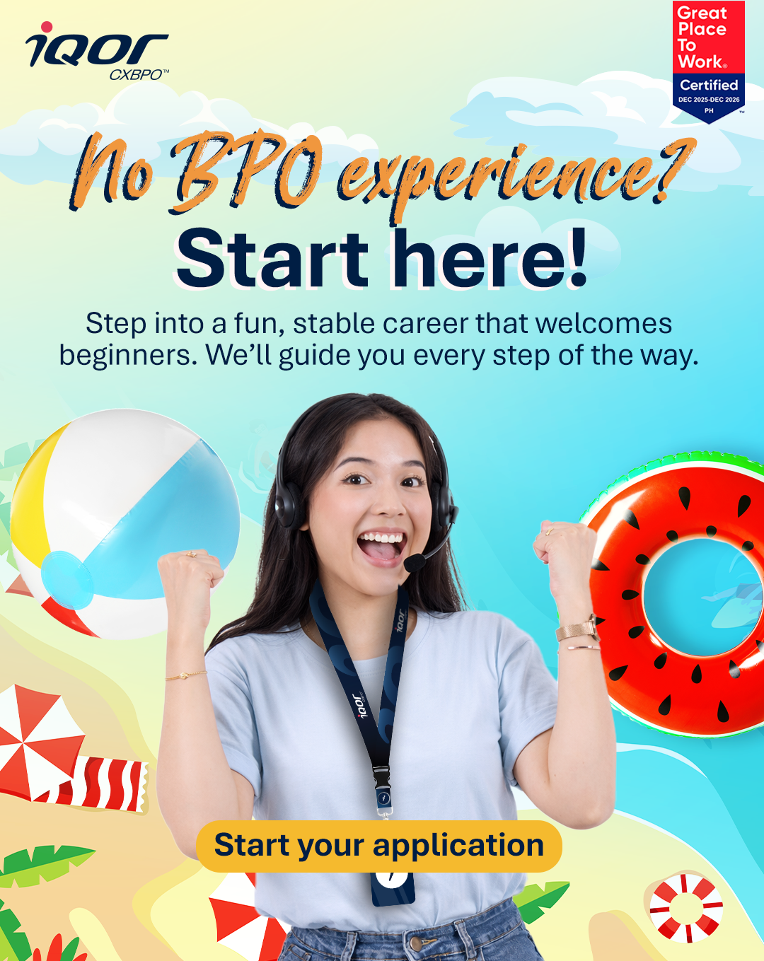 iQor Philippines Facebook ad