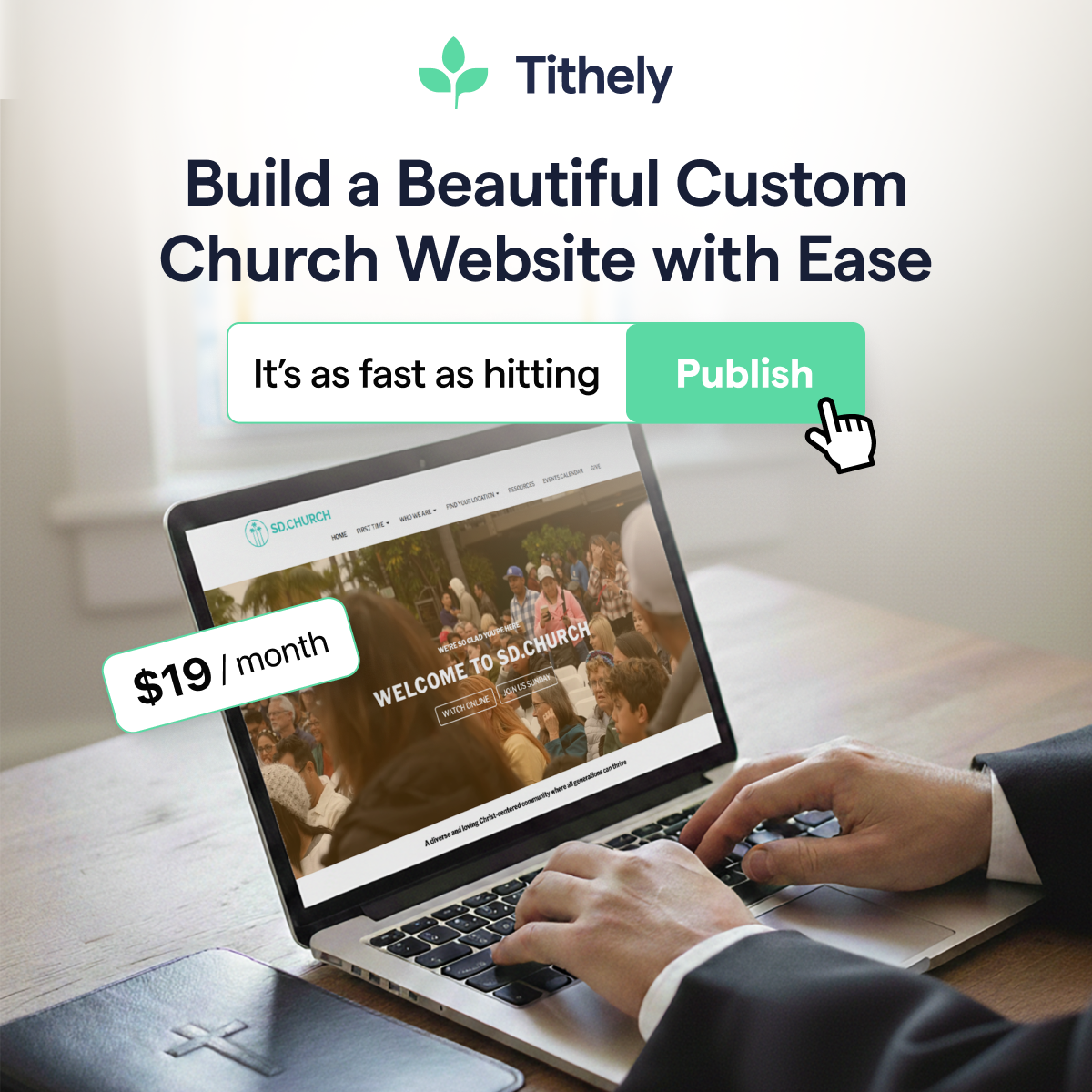 Tithe.ly Facebook ad