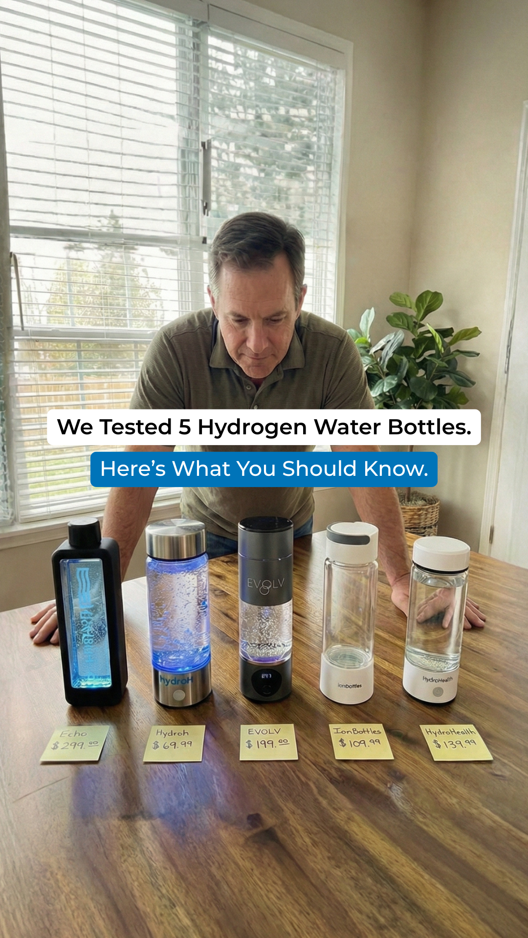 The Hydrogen Water Magazine Facebook ad