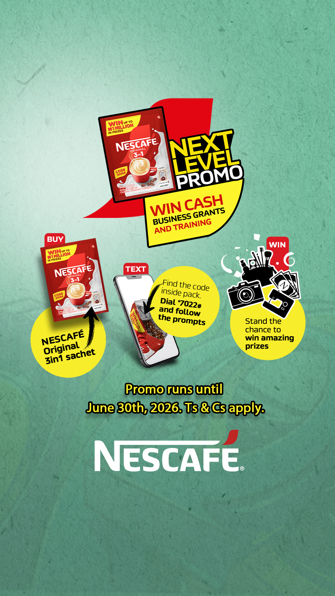 NESCAFÉ Facebook ad: You deserve to take things to the next…