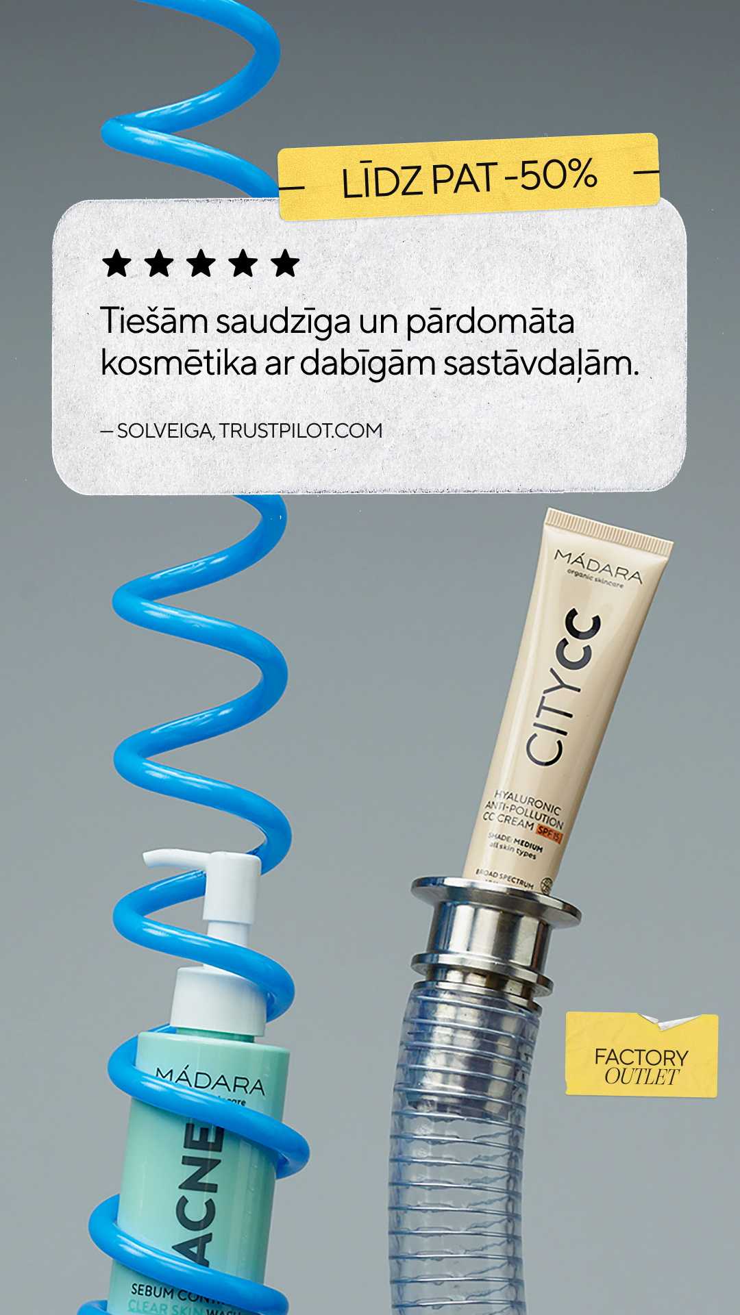 Mádara Organic Skincare Facebook ad