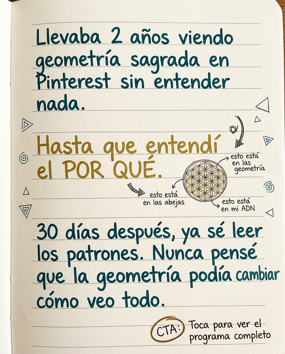 Mariana Villar Facebook ad: Gaia: Geometría Sagrada y Ciencia Espiritual para…